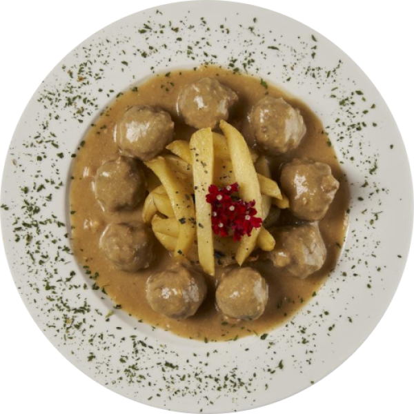 ALBONDIGAS EN SALSA DE ALMENDRA